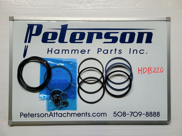 HYUNDAI HDB210 DAEMO B210 HYDRAULIC BREAKER HAMMER SEAL KIT
