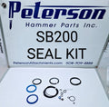 EPIROC ATLAS COPCO SB200 HYDRAULIC BREAKER HAMMER SEAL KIT View 1
