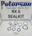 CHICAGO PNEUMATIC RX6 HYDRAULIC BREAKER HAMMER SEAL KIT View 1