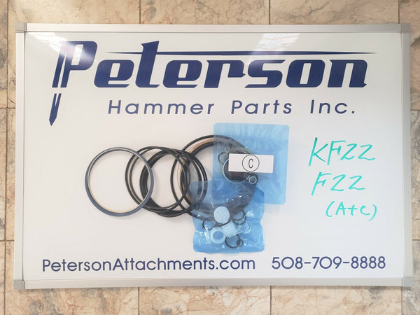 KF22 F22 HYDRAULIC BREAKER HAMMER SEAL KIT(A+C) TO FIT KENT FRD FURUKAWA