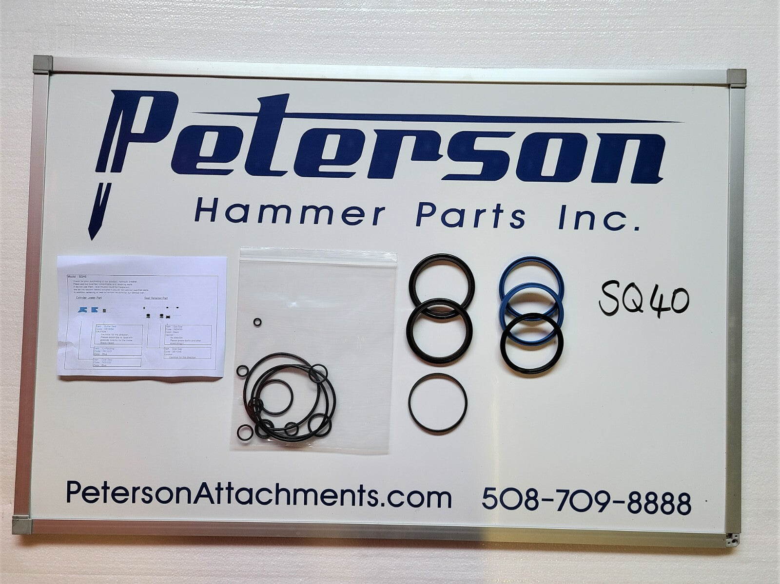 SOOSAN SQ40 BREAKER HAMMER SEAL KIT