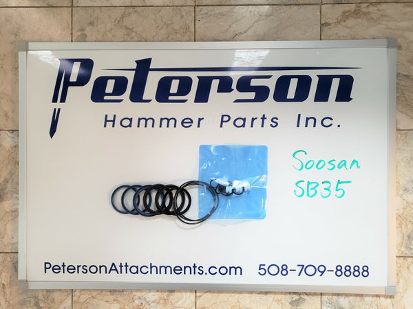SOOSAN SB35 BREAKER HAMMER SEAL KIT