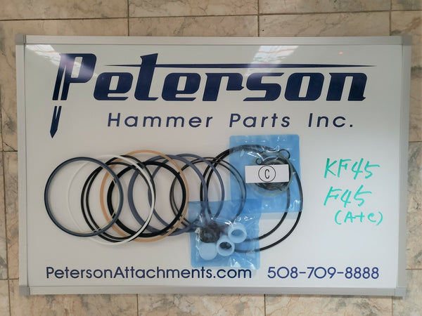 KF45 F45 HYDRAULIC BREAKER HAMMER SEAL KIT(A+C) TO FIT KENT FRD FURUKAWA
