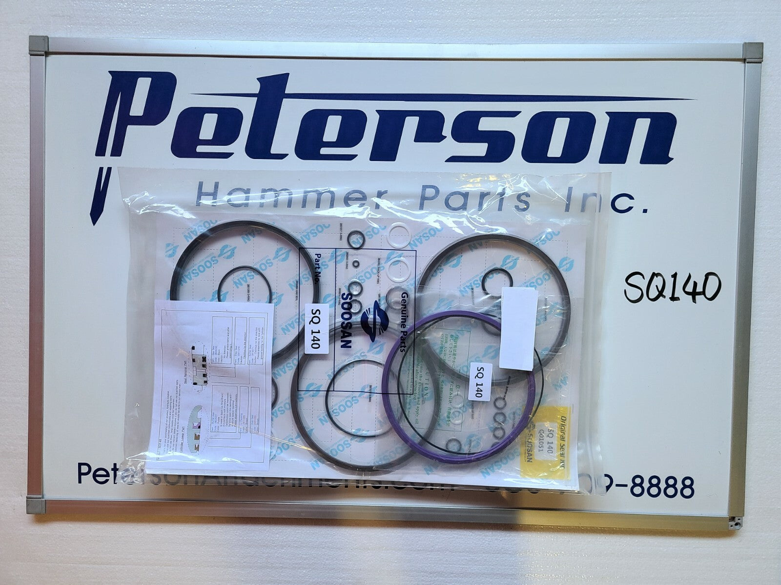 SOOSAN SQ140 BREAKER HAMMER SEAL KIT
