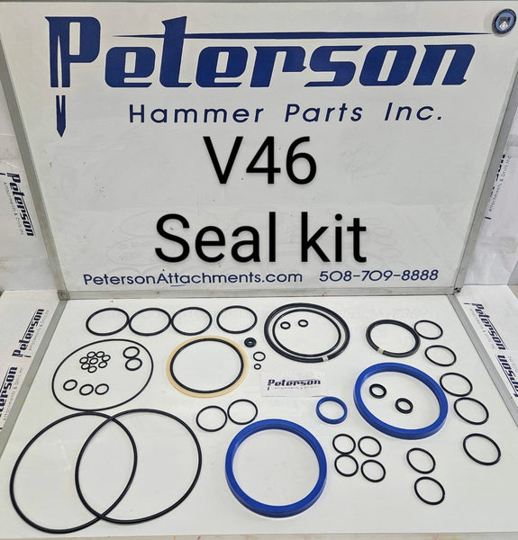 TRAMAC MONTABERT BRV46 V46 HYDRAULIC BREAKER HAMMER SEAL KIT