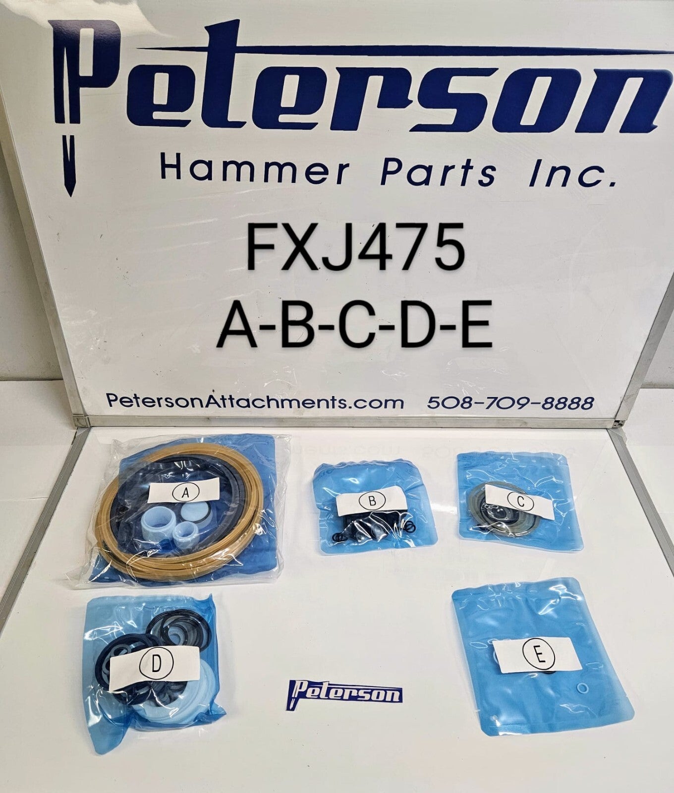 KENT FRD FURUKAWA FXJ475 (A+B+C+D+E) HYDRAULIC BREAKER HAMMER SEAL KIT