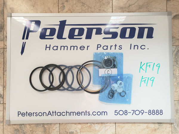 KF19 F19 HYDRAULIC BREAKER HAMMER SEAL KIT(A+C) TO FIT KENT FRD FURUKAWA