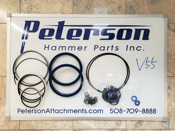 TRAMAC MONTABERT BRV55 V55 HYDRAULIC BREAKER HAMMER SEAL KIT