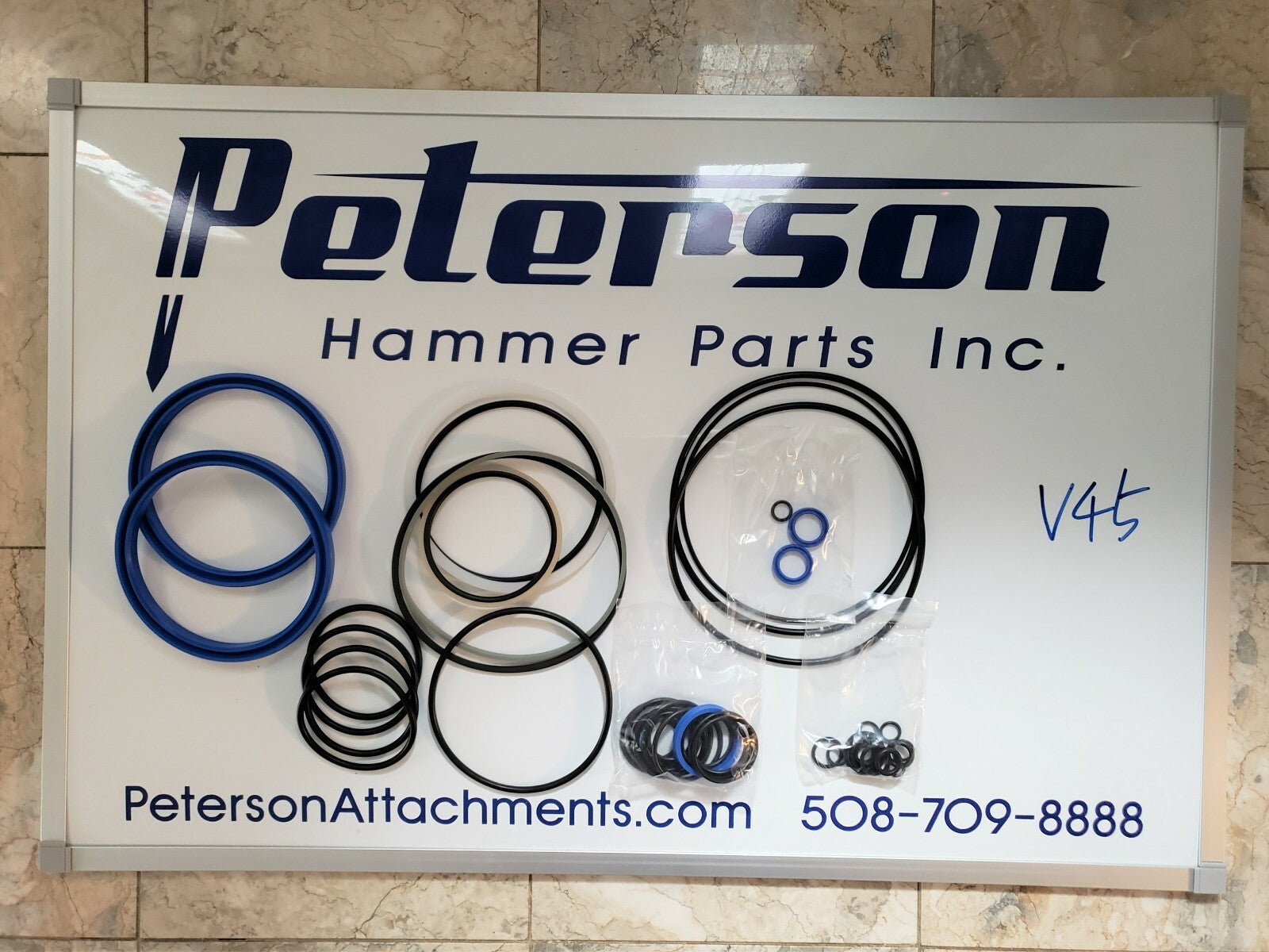 TRAMAC MONTABERT BRV45 V45 HYDRAULIC BREAKER HAMMER SEAL KIT