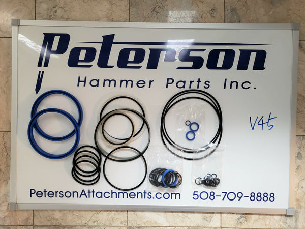 TRAMAC MONTABERT BRV45 V45 HYDRAULIC BREAKER HAMMER SEAL KIT