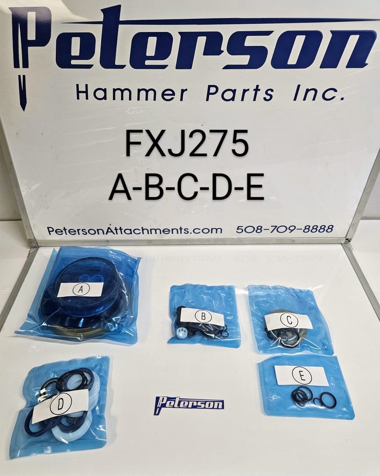 KENT FRD FURUKAWA FXJ275 (A+B+C+D+E) HYDRAULIC BREAKER HAMMER SEAL KIT
