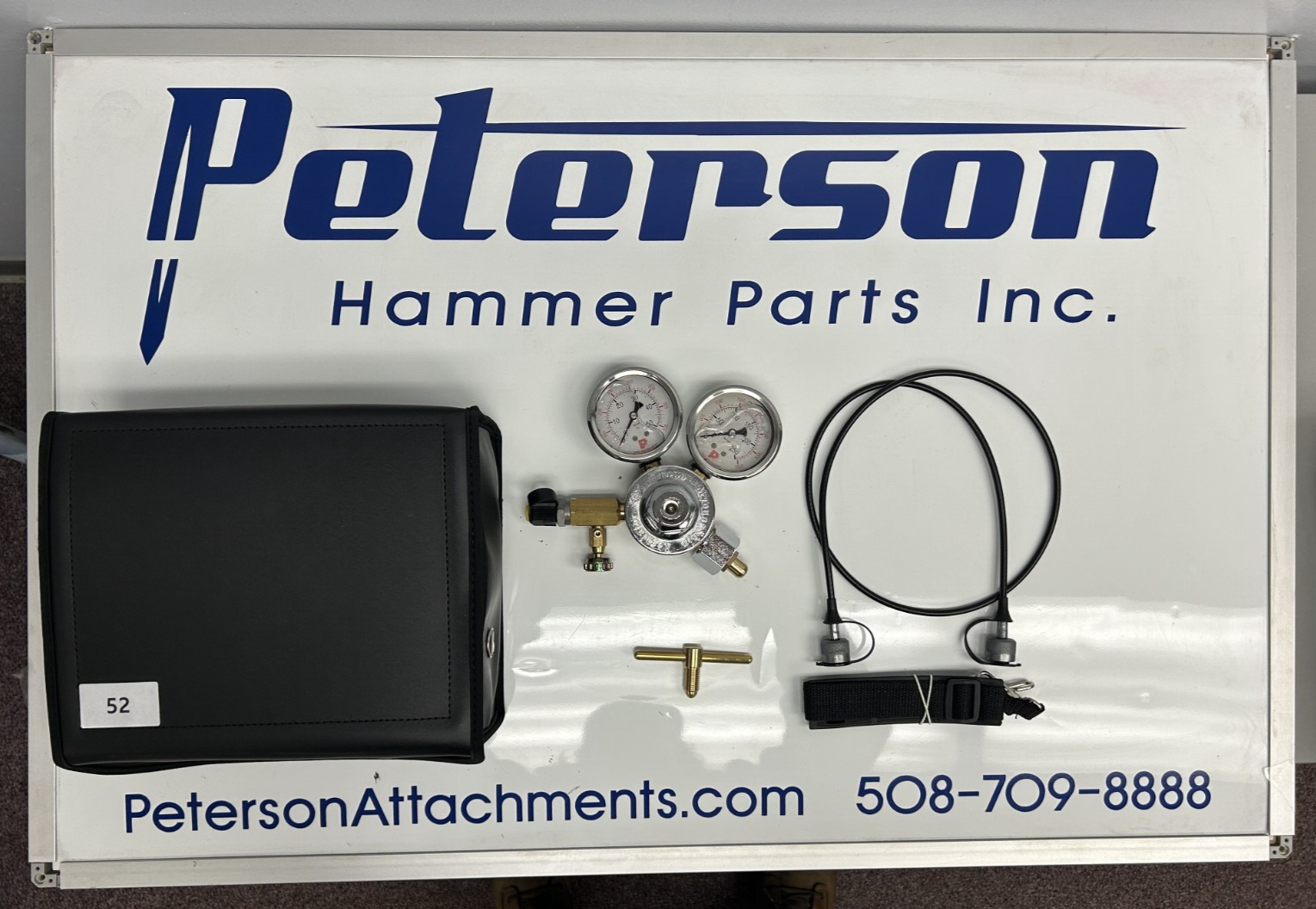 GAS CHARGING KIT(52) FOR EVERDIGM MAGNUM HYDRAULIC HAMMER BREAKER