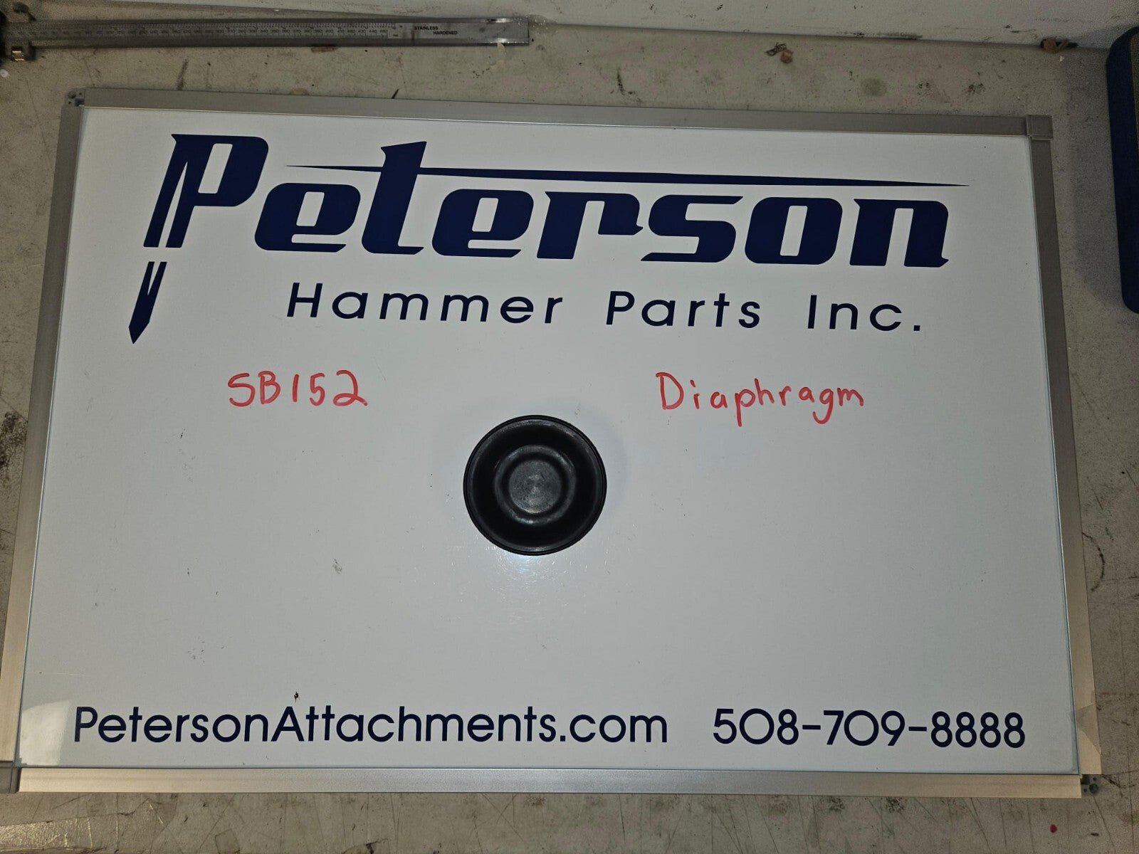 EPIROC ATLAS COPCO SB152 SB202 SBU220 SBU160 HYDRAULIC HAMMER BREAKER DIAPHRAGM - Peterson Attachments