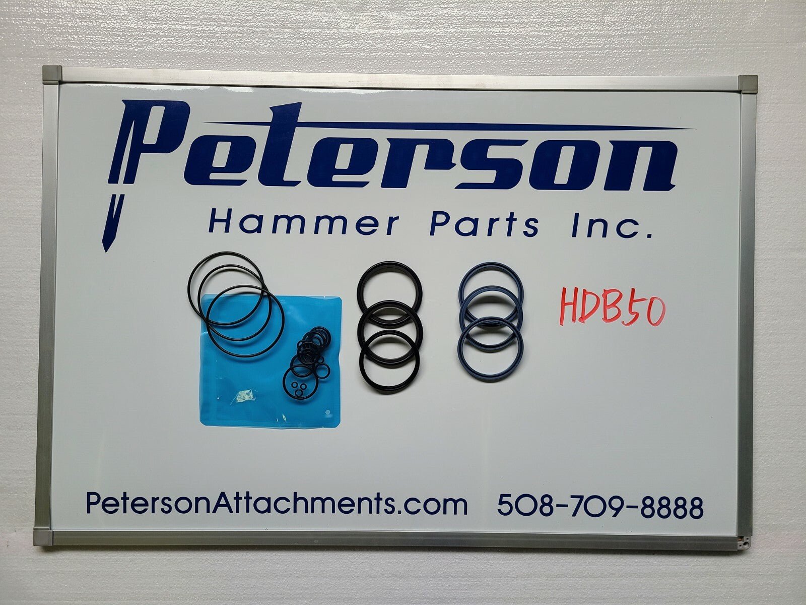HYUNDAI HDB50 DAEMO B50 HYDRAULIC BREAKER HAMMER SEAL KIT - Peterson Attachments