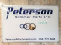 INDECO MES553 HP1000FS HYDRAULIC BREAKER HAMMER SEAL KIT View 1