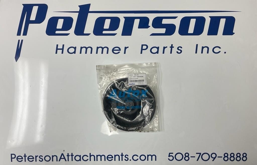 Krupp HM1000 Hammer Breaker Diaphragm bladder - Peterson Attachments