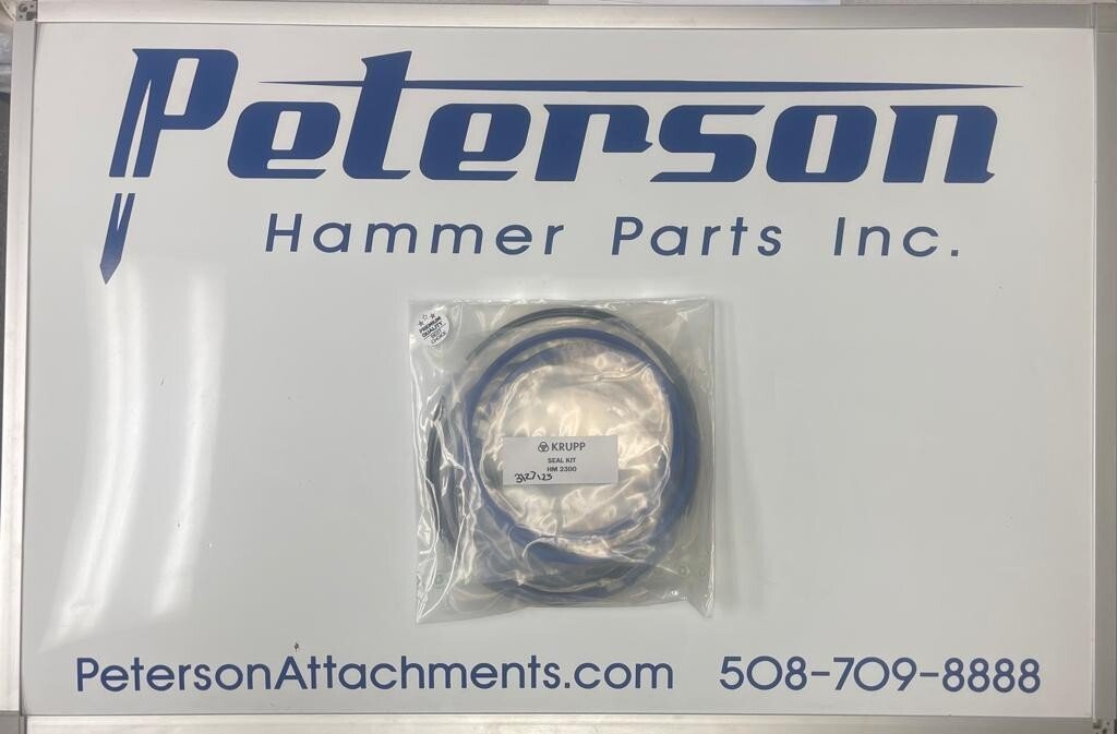 KRUPP HM2300 ATLAS COPCO HB3000 ALLIED 797C/S HYDRAULIC BREAKER HAMMER SEAL KIT - Peterson Attachments