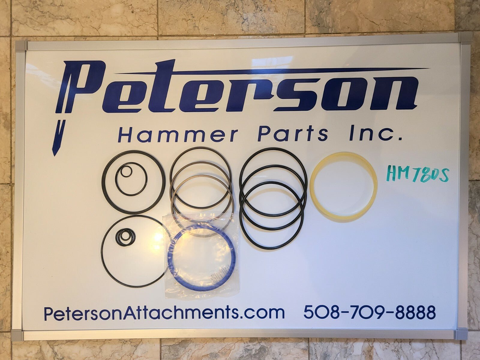 Krupp HM780S HYDRAULIC BREAKER HAMMER SEAL KIT - Peterson Attachments