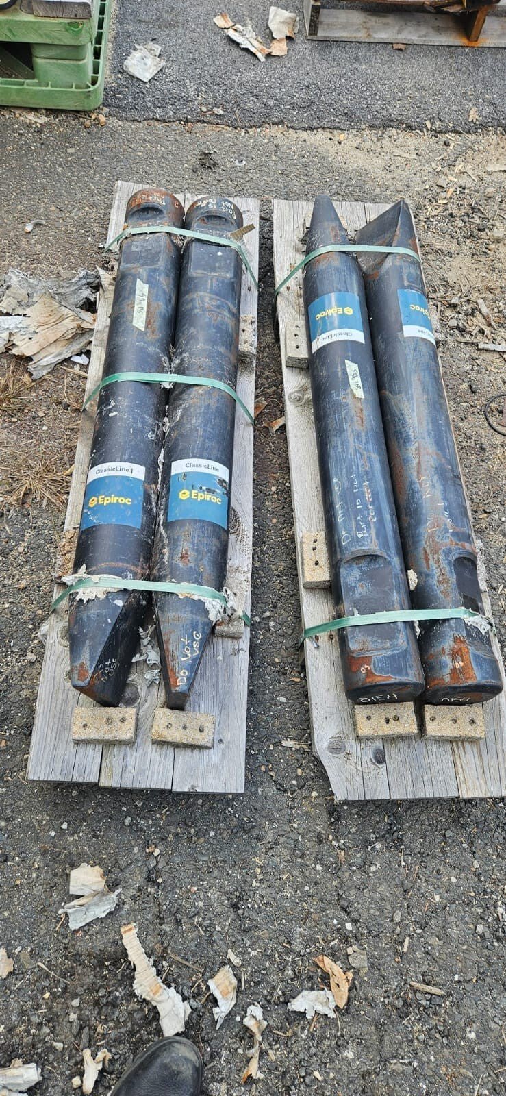 KRUPP HM960 CP1650 HYDRAULIC BREAKER HAMMER BIT CHISEL OR MOIL POINT - Peterson Attachments