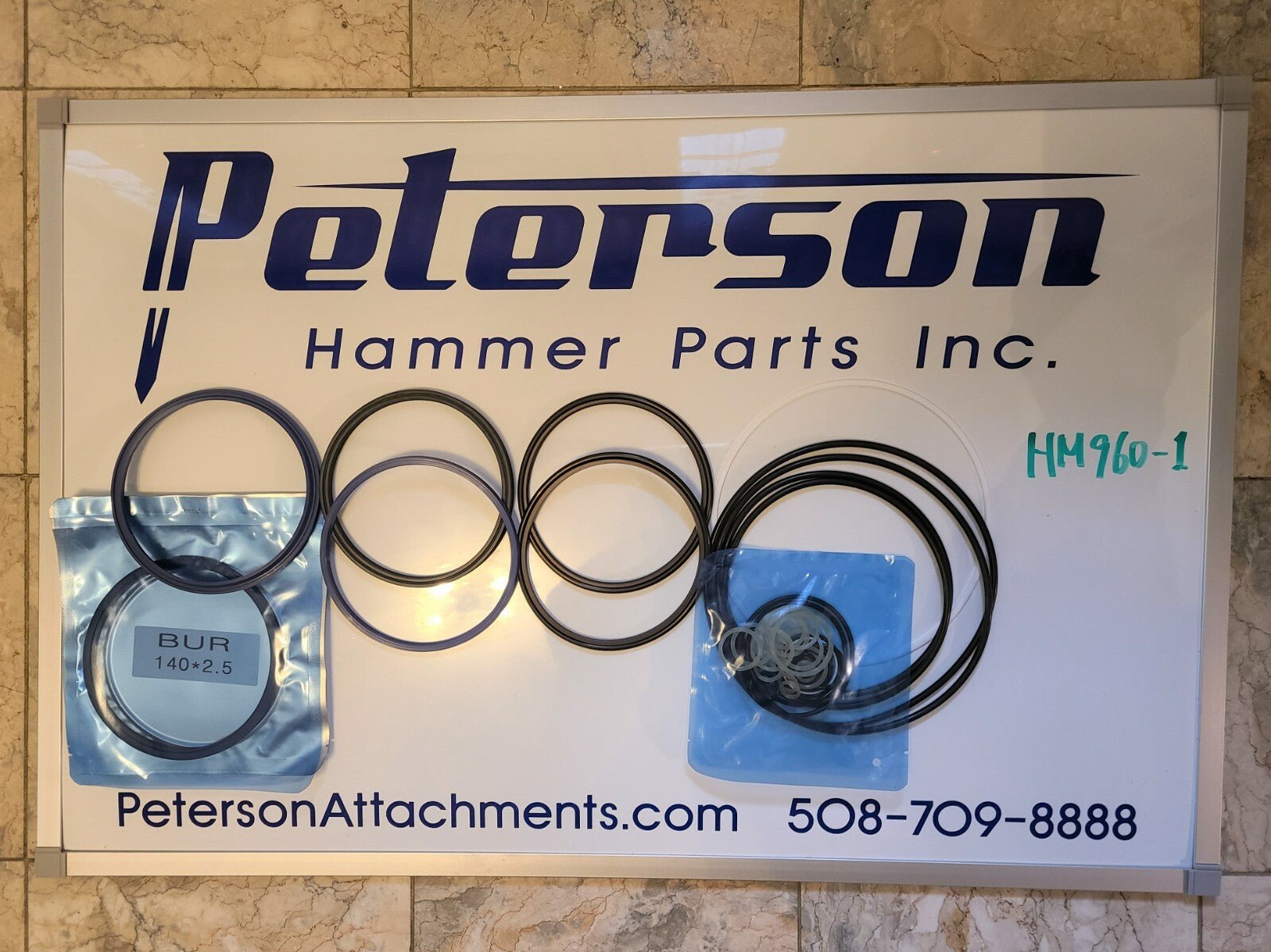 Krupp HM960(HM960-1) HYDRAULIC BREAKER HAMMER SEAL KIT - Peterson Attachments