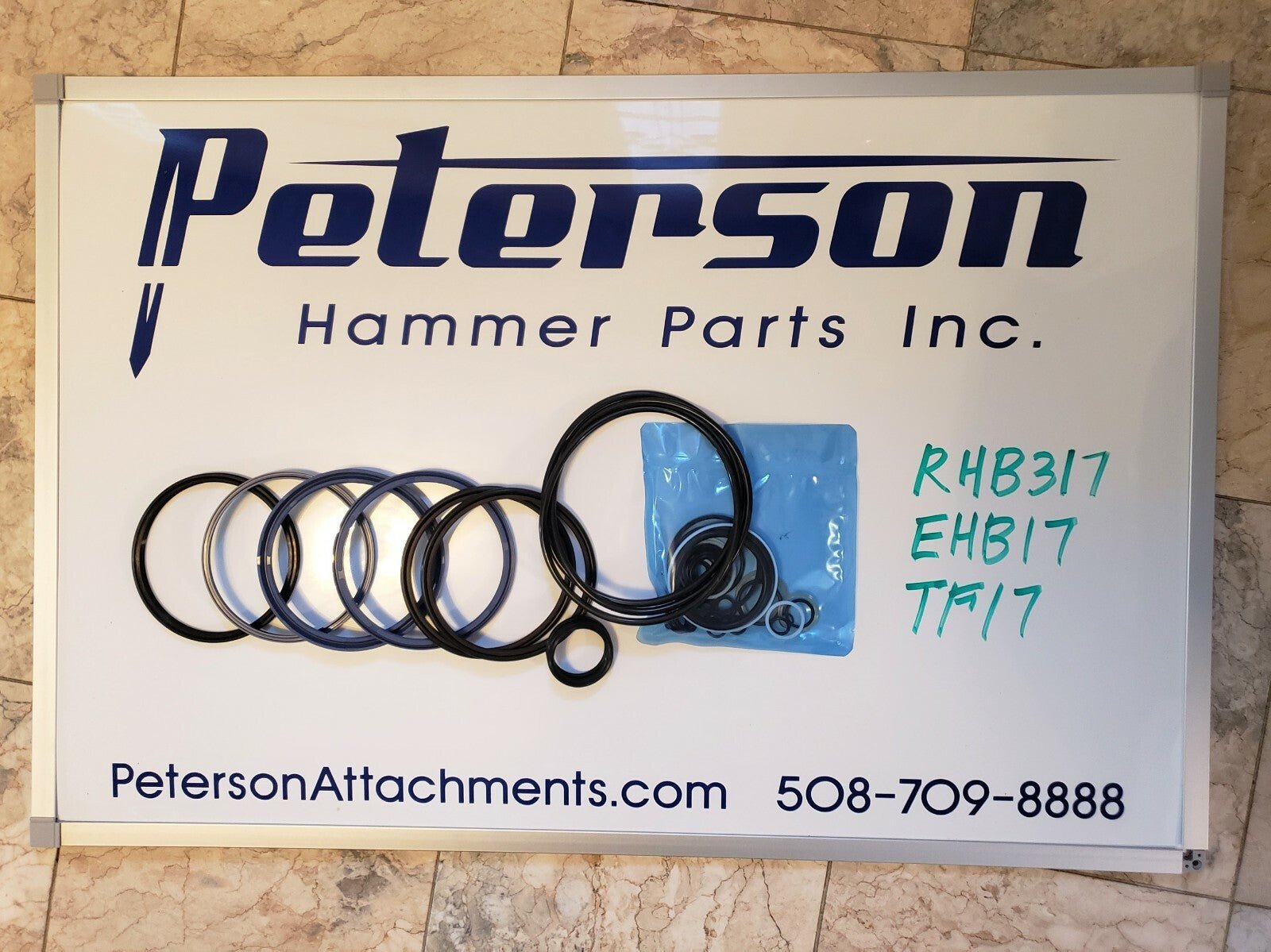 Magnum Everdigm Tyfos RHB317 EHB17 TF17 HYDRAULIC BREAKER HAMMER SEAL KIT - Peterson Attachments