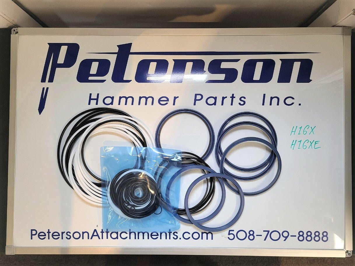 NPK H16XE HYDRAULIC BREAKER HAMMER SEAL KIT - Peterson Attachments