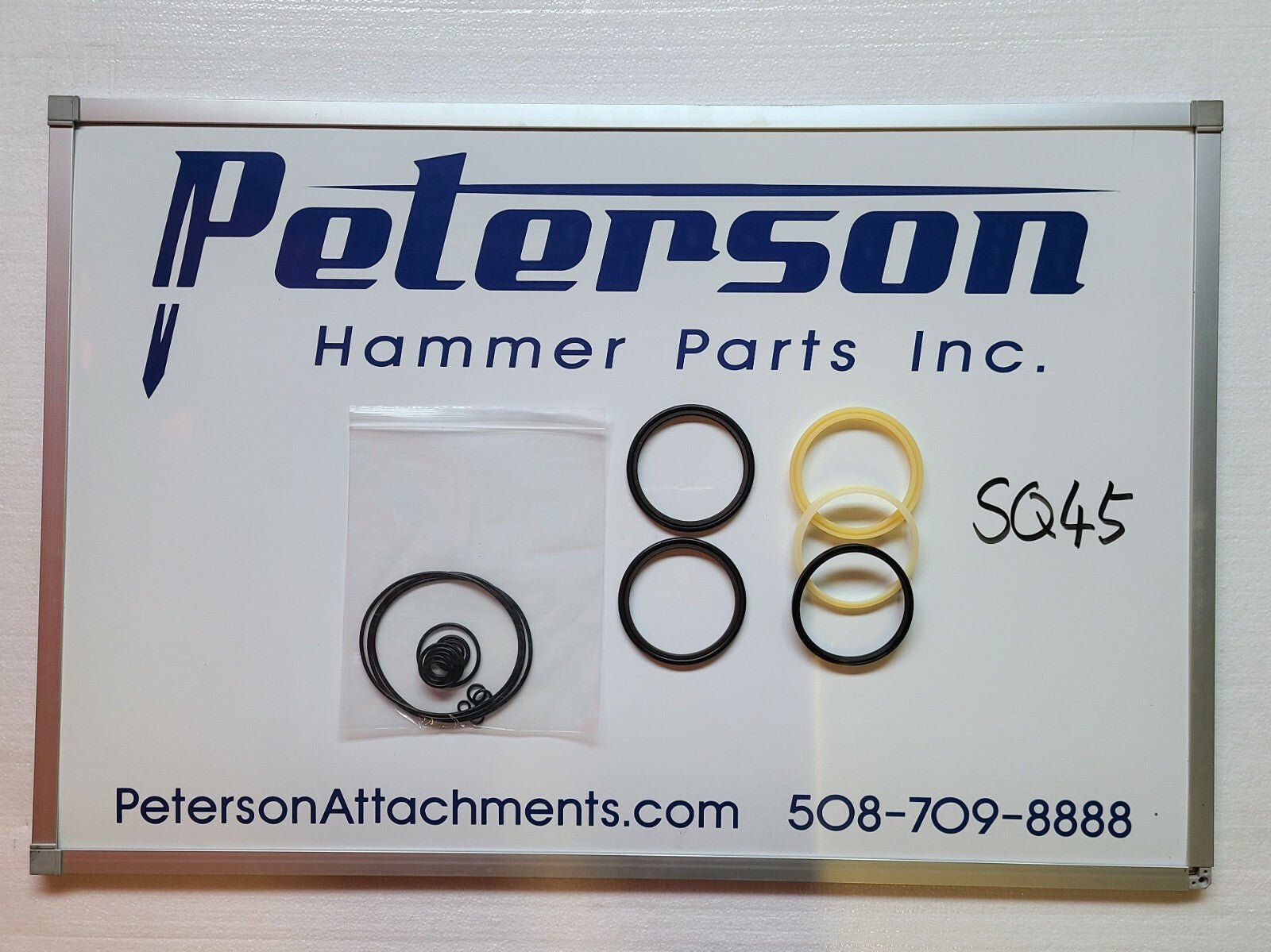 SOOSAN SQ45 BREAKER HAMMER SEAL KIT - Peterson Attachments