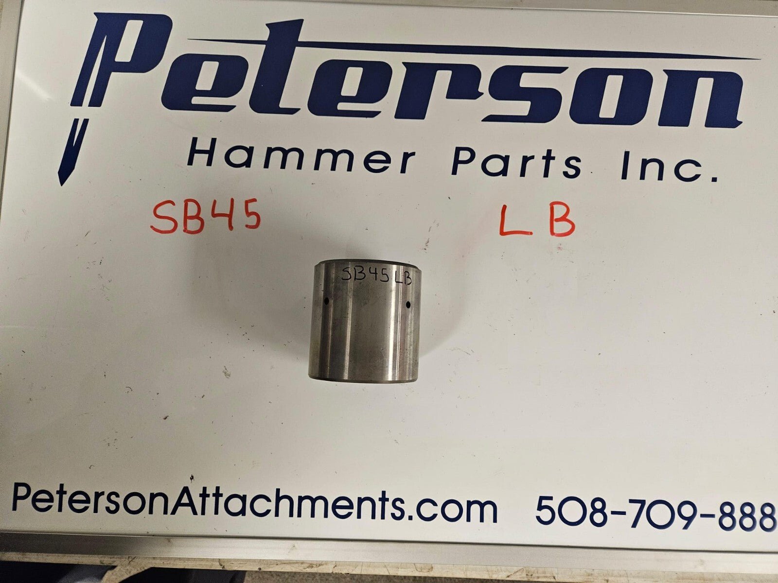 Stanley MB15EX MB20EX Soosan SB45 BREAKER HAMMER LOWER BUSH - Peterson Attachments