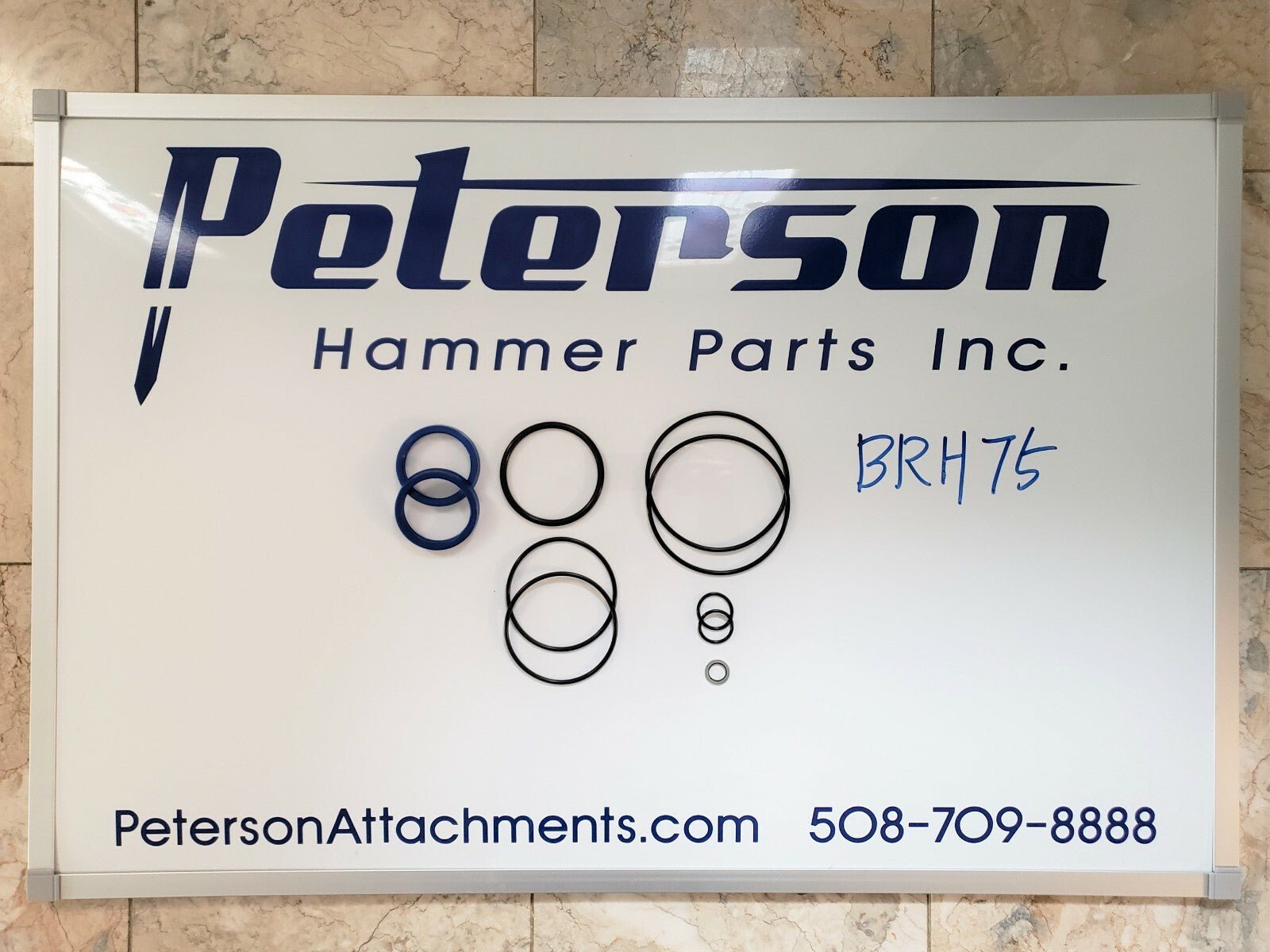 TRAMAC MONTABERT BRH75 HYDRAULIC BREAKER HAMMER SEAL KIT - Peterson Attachments